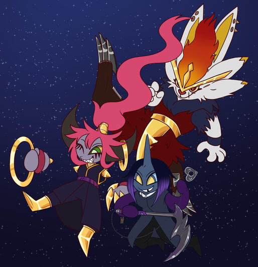 Chibi of my Pokemon OCS